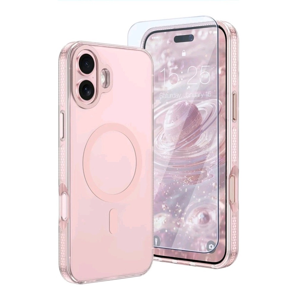 MATEPROX Magnetic Compatible with iPhone 16 Case[2024],Translucent Matte s6